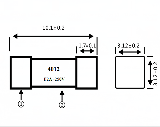 4012 SMD FUSE (Slow Blow)